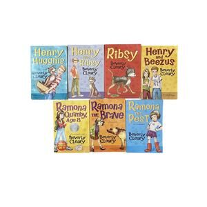 Beverly Cleary book lot Henry Huggins, Ribsy, Ramona Chapter Books￼ 7 Books